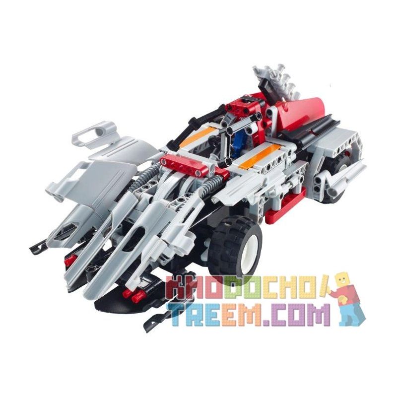 QIHUI 8009 non  CỖ XE LƯỠI ĐAO bộ đồ chơi xếp lắp ráp ghép mô hình  SHADOW SABER Kỹ Thuật Công Nghệ Cao Mô Hình Phương Tiện 408 khối