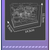 MouldKing 24042 Video Game Stage Xếp hình lắp ráp ghép mô hình Sự sáng tạo đa dạng: Sân khấu trò chơi điện tử