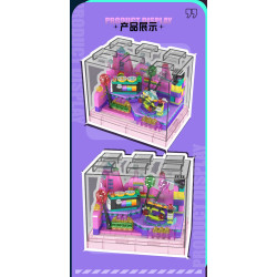 MouldKing 24043 Electronic Music Stage Xếp hình lắp ráp ghép mô hình Đa dạng sáng tạo: Sân khấu nhạc điện tử
