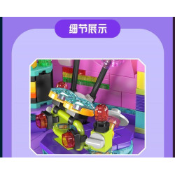 MouldKing 24043 Electronic Music Stage Xếp hình lắp ráp ghép mô hình Đa dạng sáng tạo: Sân khấu nhạc điện tử