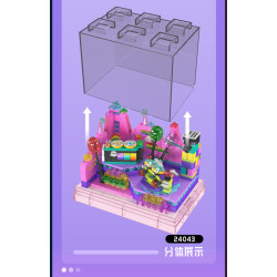 MouldKing 24043 Electronic Music Stage Xếp hình lắp ráp ghép mô hình Đa dạng sáng tạo: Sân khấu nhạc điện tử
