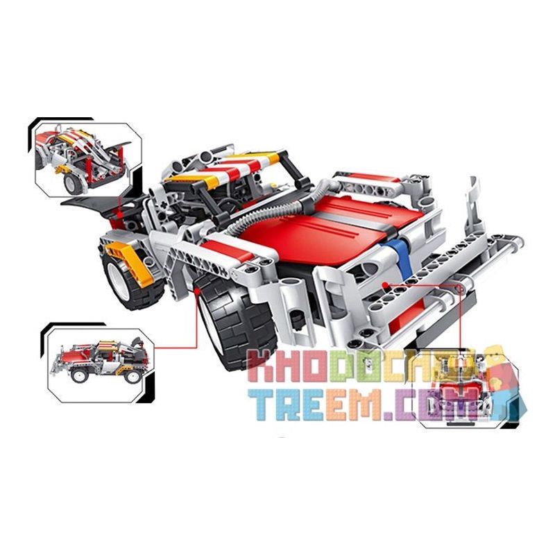 QIHUI 8009 non  CỖ XE LƯỠI ĐAO bộ đồ chơi xếp lắp ráp ghép mô hình  SHADOW SABER Kỹ Thuật Công Nghệ Cao Mô Hình Phương Tiện 408 khối