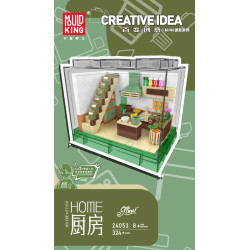 MouldKing 24053 Xếp hình lắp ráp ghép mô hình Sự sáng tạo đa dạng: Nhà bếp HOME