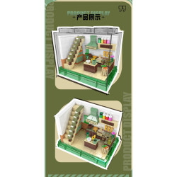 MouldKing 24053 Xếp hình lắp ráp ghép mô hình Sự sáng tạo đa dạng: Nhà bếp HOME