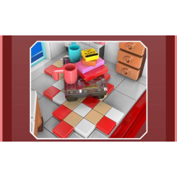 MouldKing 24054 Xếp hình lắp ráp ghép mô hình Sự sáng tạo đa dạng: Phòng máy tính HOME