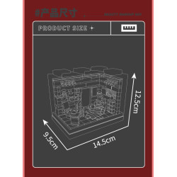 MouldKing 24054 Xếp hình lắp ráp ghép mô hình Sự sáng tạo đa dạng: Phòng máy tính HOME