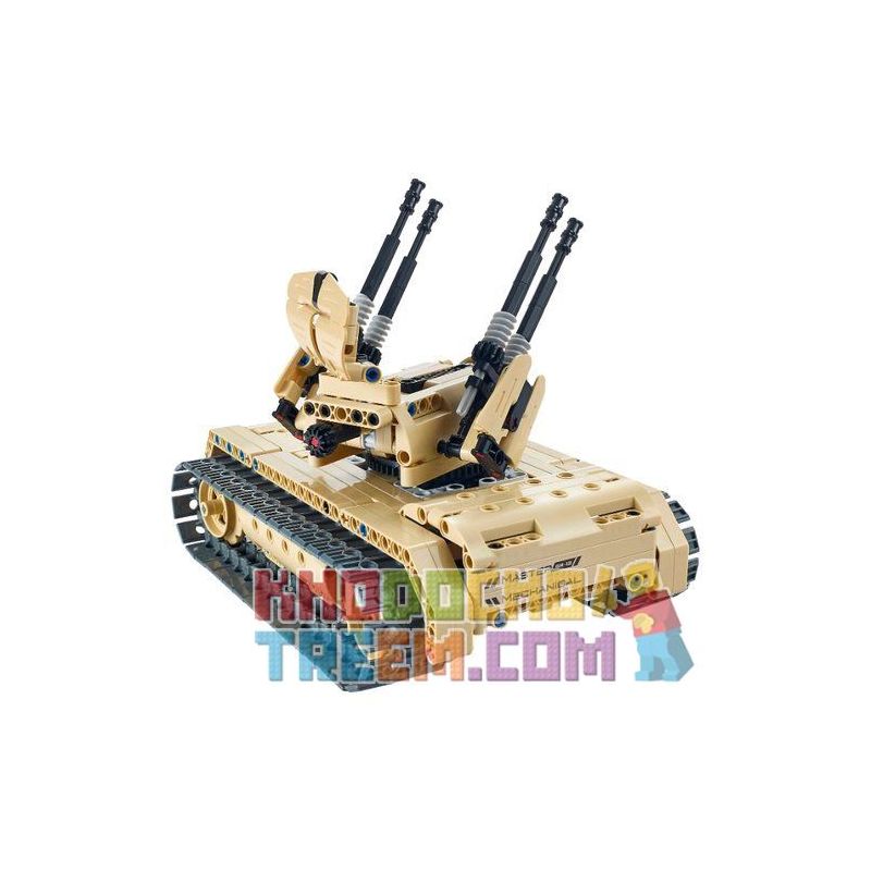 QIHUI 8012 non  XE TĂNG PHÒNG KHÔNG bộ đồ chơi xếp lắp ráp ghép mô hình  Kỹ Thuật Công Nghệ Cao Mô Hình Phương Tiện 457 khối