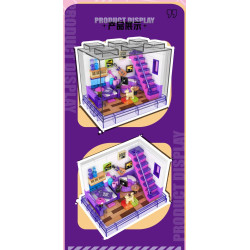 MouldKing 24056 Xếp hình lắp ráp ghép mô hình Ý tưởng đa dạng: Phòng ngủ NHÀ