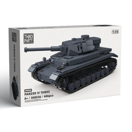 ThirdParty 300036 Panzer IV Tanks Xếp hình lắp ráp ghép mô hình Thiết Giáp IV 1:35