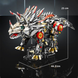 Beautiful and 13105 Xếp hình lắp ráp ghép mô hình Triceratops cơ khí