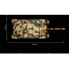 12GO 97029 Tiger Tank (P) Xếp hình lắp ráp ghép mô hình Xe tăng Tiger (loại P) 1:28