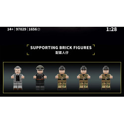 12GO 97029 Tiger Tank (P) Xếp hình lắp ráp ghép mô hình Xe tăng Tiger (loại P) 1:28