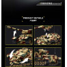 12GO 97029 Tiger Tank (P) Xếp hình lắp ráp ghép mô hình Xe tăng Tiger (loại P) 1:28