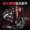 GULY 60541 Xếp hình lắp ráp ghép mô hình Xe máy Napoléon được cải tiến của Night Luther