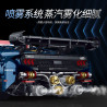GULY 10655 Xếp hình lắp ráp ghép mô hình Xe cảnh sát Mustang phiên bản sửa đổi 1:8