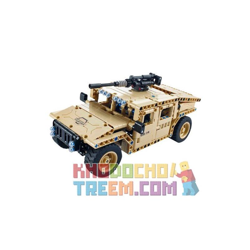 QIHUI 8014 non  XE Ô TÔ VŨ TRANG bộ đồ chơi xếp lắp ráp ghép mô hình  Kỹ Thuật Công Nghệ Cao Mô Hình Phương Tiện 502 khối