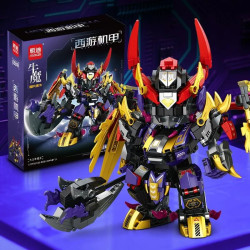 minGDi LEIBAO K2249 Xếp hình lắp ráp ghép mô hình Tây Du Cơ Khí: Bull Demon, Bull Demon King mạnh mẽ, đồ trang trí phong cách Trung Quốc