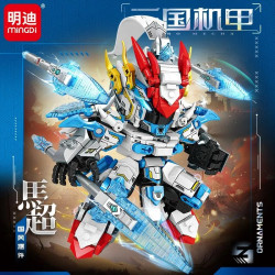 minGDi LEIBAO K2255 Xếp hình lắp ráp ghép mô hình Mecha Tam Quốc: Tướng Ma Chao, đồ trang trí phong cách dân tộc