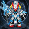 minGDi LEIBAO K2255 Xếp hình lắp ráp ghép mô hình Mecha Tam Quốc: Tướng Ma Chao, đồ trang trí phong cách dân tộc