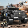 minGDi LEIBAO D07 Armoured Vehicle Xếp hình lắp ráp ghép mô hình xe bọc thép hạng nặng
