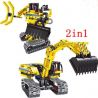 QIHUI 6801 TOP TOY 6801 non  MÁY XÚC BIẾN HÌNH ROBOT bộ đồ chơi xếp lắp ráp ghép mô hình  Kỹ Thuật Công Nghệ Cao Mô Hình Phương Tiện 342 khối