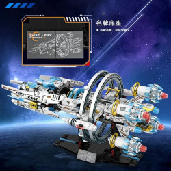 minGDi LEIBAO D016 Xếp hình lắp ráp ghép mô hình pháo laser xung không gian
