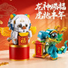 Xingya Premium 89100 Xếp hình lắp ráp ghép mô hình 4 linh thú tốt lành: Bạch hổ, Rùa đen, Suzaku, Rồng xanh