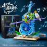 Xingya Premium 89148 Xếp hình lắp ráp ghép mô hình Khúc dạo đầu của đàn violin nở hoa