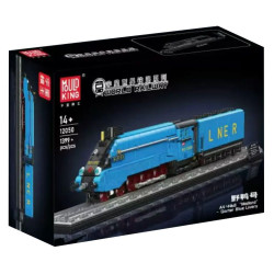 MouldKing 12050 A4 4468 "Mallard" Garter Blue Livery Xếp hình lắp ráp ghép mô hình Đầu máy hơi nước tốc độ cao Mallard