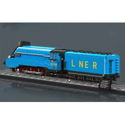 MouldKing 12050 A4 4468 "Mallard" Garter Blue Livery Xếp hình lắp ráp ghép mô hình Đầu máy hơi nước tốc độ cao Mallard