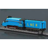 MouldKing 12050 A4 4468 "Mallard" Garter Blue Livery Xếp hình lắp ráp ghép mô hình Đầu máy hơi nước tốc độ cao Mallard