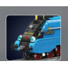 MouldKing 12050 A4 4468 "Mallard" Garter Blue Livery Xếp hình lắp ráp ghép mô hình Đầu máy hơi nước tốc độ cao Mallard