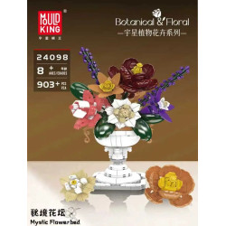 MouldKing 24098 Mystic Flower Bed Xếp hình lắp ráp ghép mô hình Giường hoa bí mật