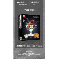 MouldKing 24098 Mystic Flower Bed Xếp hình lắp ráp ghép mô hình Giường hoa bí mật