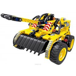 QIHUI 6803 non  XE ỦI VÀ PHÁO bộ đồ chơi xếp lắp ráp ghép mô hình  Kỹ Thuật Công Nghệ Cao Mô Hình Phương Tiện 261 khối