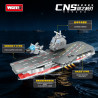 WOMA C1047 Xếp hình lắp ráp ghép mô hình Các mẫu Blade of the Country 4: Tàu sân bay CNS Phúc Kiến, máy bay chiến đấu J-35 J-35, xe tăng chiến đấu chủ lực thế hệ thứ 4 TK-100, tên lửa liên lục địa phóng từ mặt đất DF-61