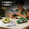WOMA C1047 Xếp hình lắp ráp ghép mô hình Các mẫu Blade of the Country 4: Tàu sân bay CNS Phúc Kiến, máy bay chiến đấu J-35 J-35, xe tăng chiến đấu chủ lực thế hệ thứ 4 TK-100, tên lửa liên lục địa phóng từ mặt đất DF-61