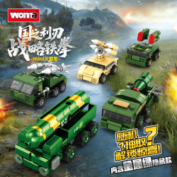WOMA C1006 Xếp hình lắp ráp ghép mô hình Blade of the Nation: Sự kết hợp 8 nắm đấm sắt chiến lược