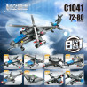 WOMA C1041 Xếp hình lắp ráp ghép mô hình Air Dominance: 8 tổ hợp trực thăng vũ trang