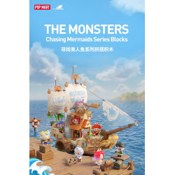Bubble Mart P50003 Xếp hình lắp ráp ghép mô hình Quái vật tìm kiếm nàng tiên cá: Little Lanternfish