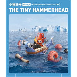 Bubble Mart P50003 Xếp hình lắp ráp ghép mô hình Quái vật tìm kiếm nàng tiên cá: Little Lanternfish