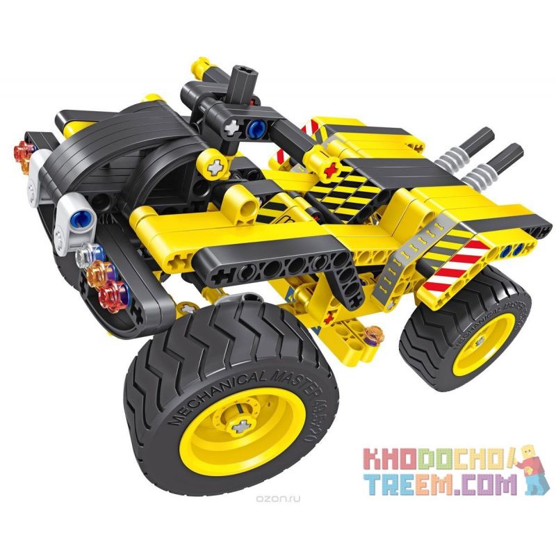 QIHUI 6804 non  MÁY KÉO VÀ GẶT bộ đồ chơi xếp lắp ráp ghép mô hình  Kỹ Thuật Công Nghệ Cao Mô Hình Phương Tiện 301 khối