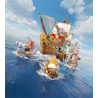Bubble Mart P50003 Xếp hình lắp ráp ghép mô hình Quái vật tìm kiếm nàng tiên cá: Little Lanternfish