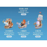Bubble Mart P50003 Xếp hình lắp ráp ghép mô hình Quái vật tìm kiếm nàng tiên cá: Little Lanternfish