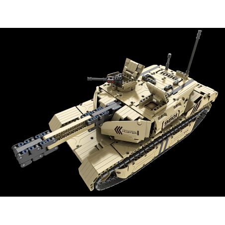QIHUI 9801 non  XE TĂNG M1A2 bộ đồ chơi xếp lắp ráp ghép mô hình  Kỹ Thuật Công Nghệ Cao Mô Hình Phương Tiện 1276 khối