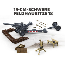 ThirdParty 300038 15cm Schwere Feldhaubitze 18 Xếp hình lắp ráp ghép mô hình Pháo SFH 18 15 cm