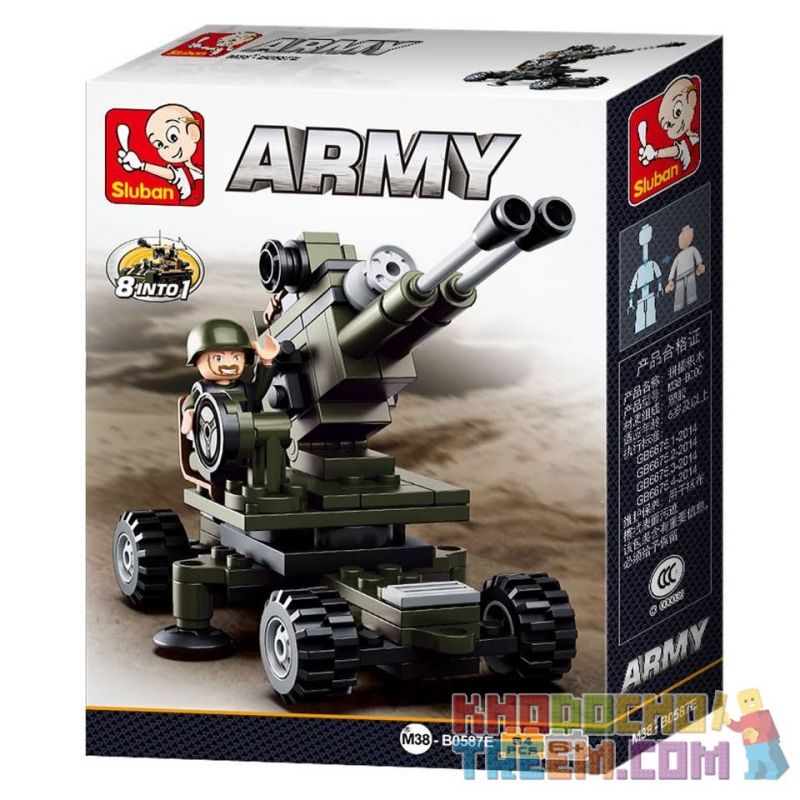 SLUBAN M38-B0588 B0588 0588 M38B0588 38-B0588 M38-B0587 B0587 0587 M38B0587 38-B0587 non  XE TĂNG THIẾT GIÁP 8 TRONG 1 bộ đồ chơi xếp lắp ráp ghép mô hình Military Army Quân Sự Bộ Đội 928 khối