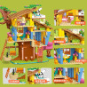 JIESTAR JJ9225 Xếp hình lắp ráp ghép mô hình nhà trên cây