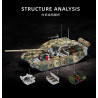 12GO 97032 Type 99B Main Battle Tank Xếp hình lắp ráp ghép mô hình Xe tăng chiến đấu chủ lực 99B 1:28