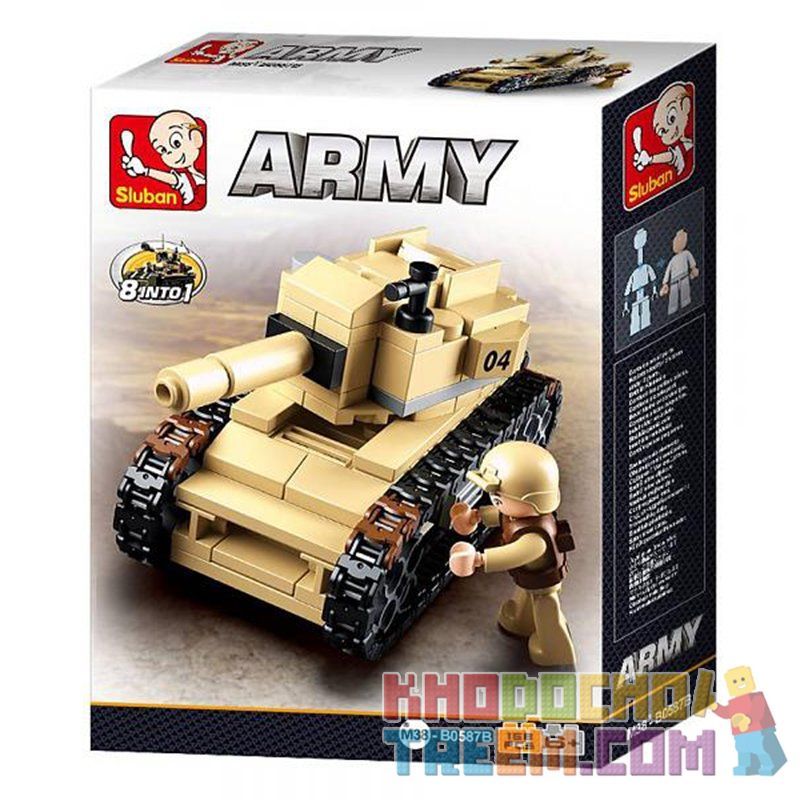SLUBAN M38-B0588 B0588 0588 M38B0588 38-B0588 M38-B0587 B0587 0587 M38B0587 38-B0587 non  XE TĂNG THIẾT GIÁP 8 TRONG 1 bộ đồ chơi xếp lắp ráp ghép mô hình Military Army Quân Sự Bộ Đội 928 khối